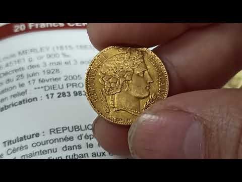 Pièce de 20 Francs Or Cérès : Rareté et Valeur
