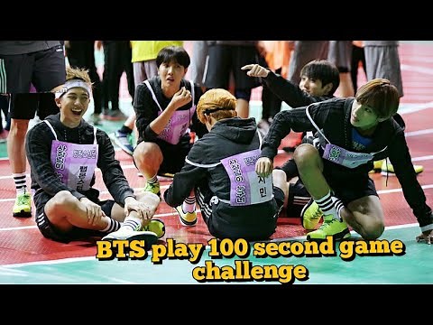 BTS Play 100 Second Games Challange // Real Hindi Dubbing // Run Episode 5