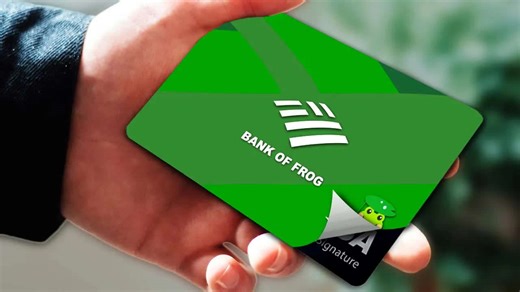 designing credit frog card with photoshop