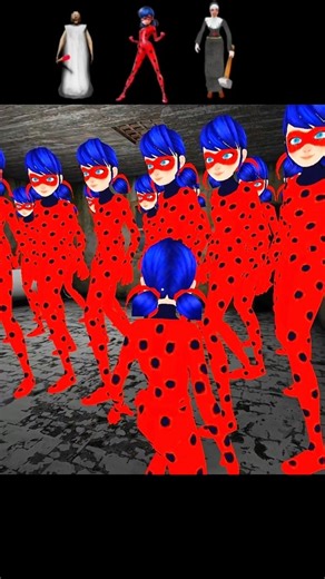 Mini Ladybug Granny Evilnun Funny Trolling 😂🤣 | Granny Grandpa Funny Animation 😂🤣 | #Shorts #Granny