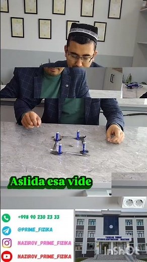 fizikadan tajribalar #fizika #tajriba #exsperiment