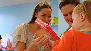 3.5K views · 61 reactions | Some of our Jack and the Beanstalk cast members visited the Darlington Memorial Hospital earlier to spread some festive cheer on the children's ward  | Darlington Hippodrome | Facebook