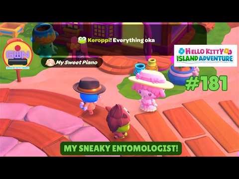 Hello Kitty Island Adventure #181: My Sneaky Entomologist.