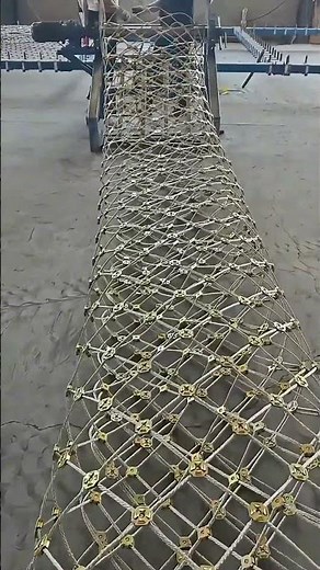 Slope Protection Steel Wire Rope Net Winding Process !