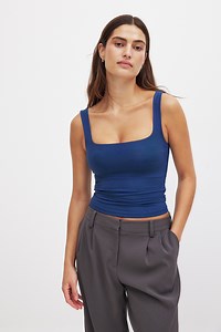 Double Folded Singlet Blue