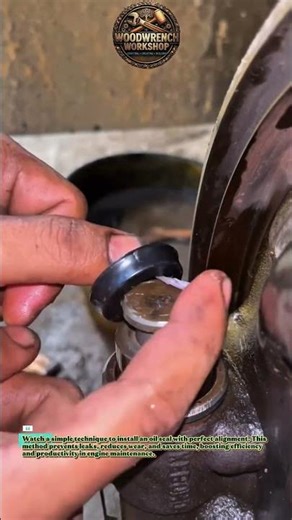 Oil Seal Installation Trick – Fast & Leak-Proof Engine Fix