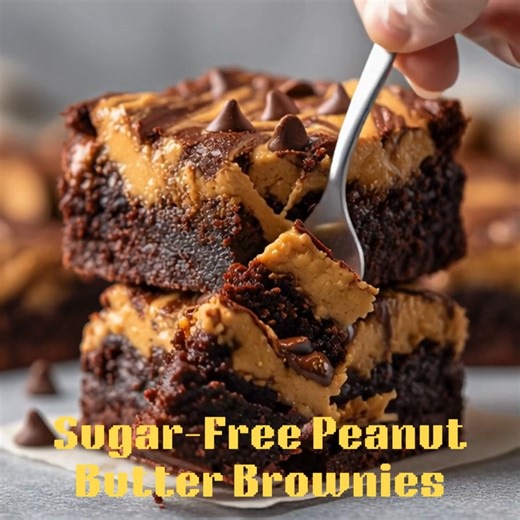 Sugar-Free Peanut Butter Brownies 🍫🥜 Soft, dense, fudgy, and loaded with rich peanut butter flavor—totally sugar-free! 📝 Ingredients Brownies 1 cup creamy unsweetened peanut butter 2 large eggs 1/2 cup allulose 1/4 cup unsweetened cocoa powder 1 tsp vanilla extract 1/4 tsp baking soda 1/4 tsp salt 1/3 cup sugar-free chocolate chips (optional) 👩‍🍳 Steps to Create Preheat oven to 350°F. Line an 8×8 pan with parchment. In a bowl, whisk peanut butter, eggs, allulose, and vanilla until smooth. A