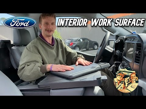 FORD’S NEW INTERIOR WORK SURFACE: How To with Demonstration and Review- 2022 F150