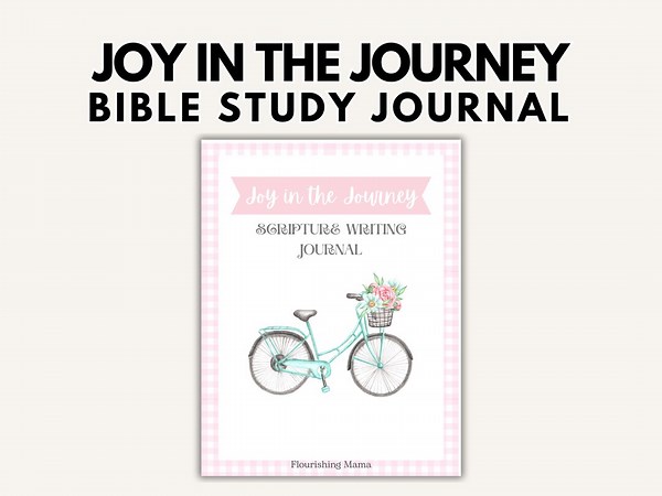 Joy in the Journey Scripture Writing Journal & Cards Printable Bundle | Christian Bible Study PDF for Women - Etsy