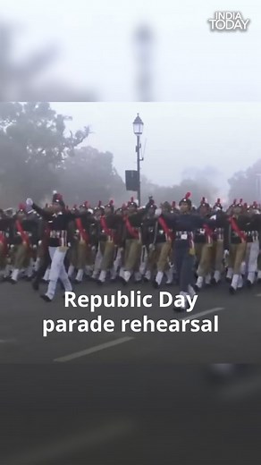4.5K views · 47 reactions | Delhi: Republic Day parade rehearsal underway at Kartavya Path #ITReels #RepublicDay #republicdayparade #Delhi | India Today | Facebook