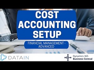 2.7.1 General Ledger/ COST ACCOUNTING SETUP - Dynamics Business Central NAV