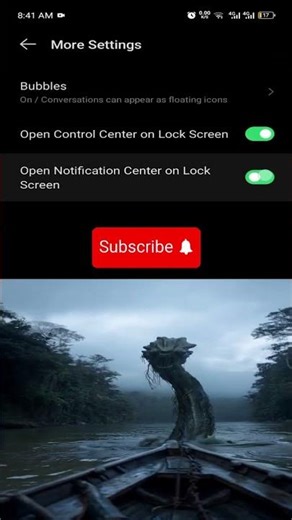 Open Notification Center on Lock Screen 🔒📱 (Android Trick!) how to