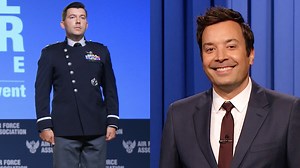 65K views · 866 reactions | Space Force unveils bizarre new uniform and the U.N. is using the honor system to check vaccine status. | The Tonight Show Starring Jimmy Fallon | Facebook