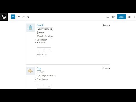 WooCommerce Cart Block Demo