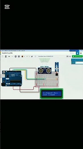Arduino Automatic Door with LCD & Servo | Full Wiring + Code (Beginner Friendly)