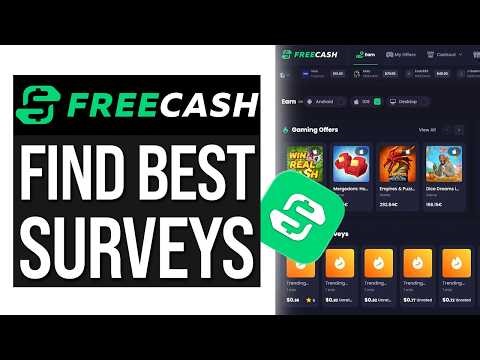 How to Find the Best Surveys on Freecash (Make More Money!)