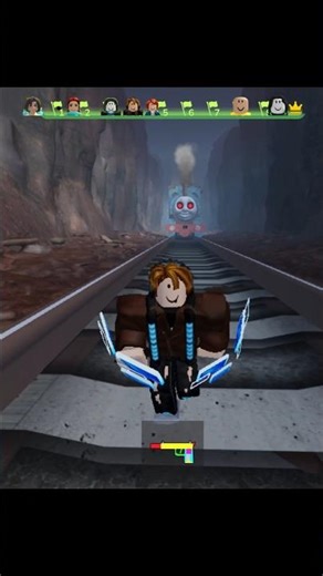 RUN! Evil train is chasing me" !help #roblox #robloxedits