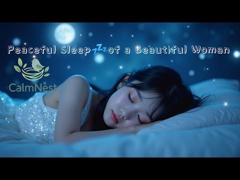 Peaceful Sleep💤of a Beautiful Woman | Relaxing Night Ambience for Deep Rest🌙
