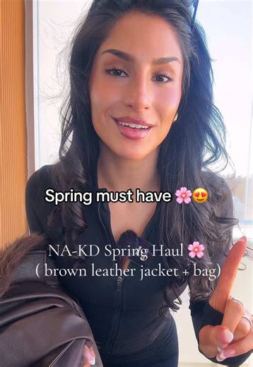 NA-KD Spring Haul: Perfect Leather Jacket & Bag