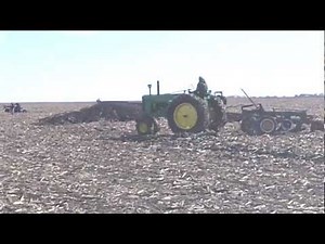 Plowing with Antique Tractors In Arthur Illinois