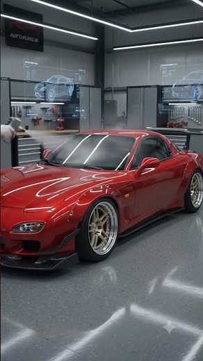 Car Modification Transformation: From Classic JDM to Drift Beast! Mazda RX-7 😳🔥