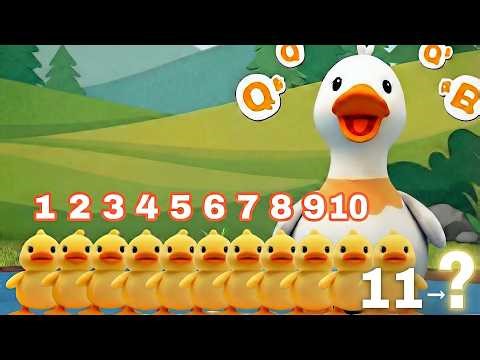 Where is Number 11? 🐥 | Fun Counting Game for Kids | Learn Numbers 1–11 | Duck Counting Song