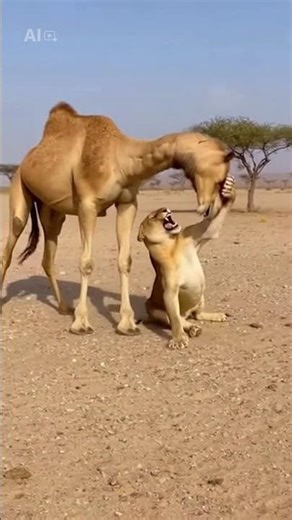 Wild Arena | Camel vs Lion – Ultimate Desert Showdown (8K Ultra Realistic)