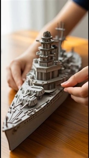 DIY Cardboard Battleship Making | Realistic Handmade Warship Craft