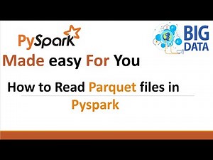 How to read Parquet files in spark | Pyspark course | Spark course