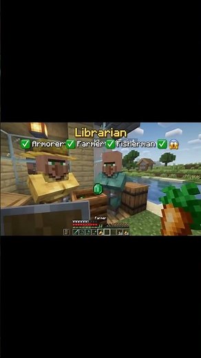 Minecraft Trading Hall with Every Villager Profession in One Place