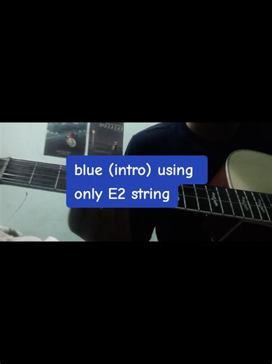 blue-yung kai (intro) [tutorial] #blue #yungkai #tutorial #guitar #onestring #fyp