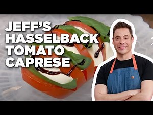 Jeff Mauro Makes Hasselback Tomato Caprese | The Kitchen | Food Network