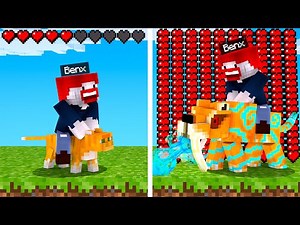 1 HERZ BENX HAUSTIER gegen 100 HERZEN ELINA HAUSTIER! Minecraft