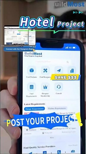 Hotel design stress? BuildMost professional teams, get proposals quickly!