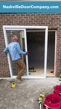 How to install a sliding patio door with waterproofing prep