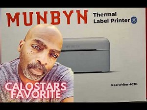 MUNBYN Bluetooth Thermal Label Printer RW402B Review | Best 4x6 Shipping Label Printer