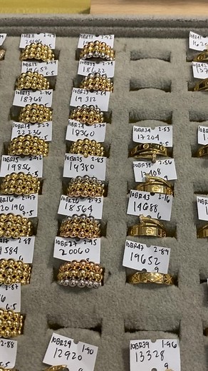 91K views · 593 reactions | 18K SUBASTA-6150- 6300 PER GRAM 18K...