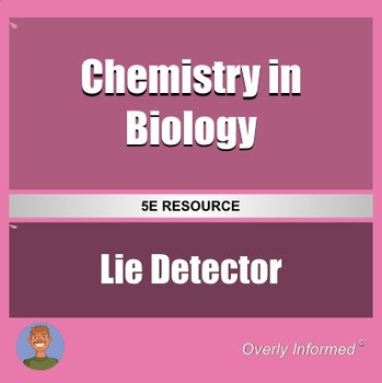 Chemistry in Biology Lie Detector | Error Analysis Activity & Game
