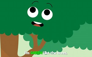 【英文儿歌】 The color green song