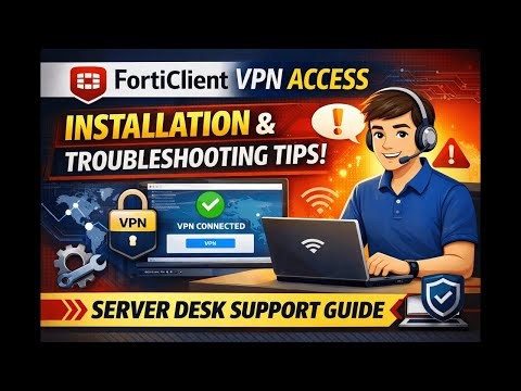 FortiClient VPN Access | Installation & Troubleshooting Complete Guide (Hindi)