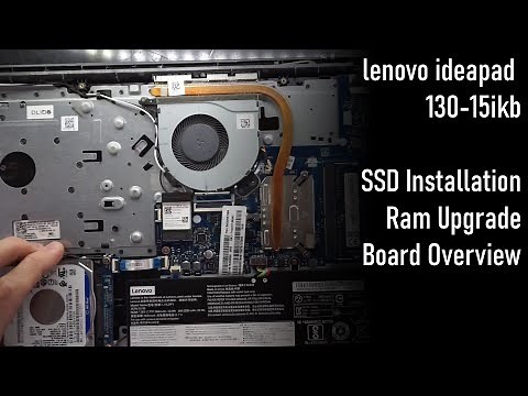Lenovo Ideapad 130 Teardown and SSD Install
