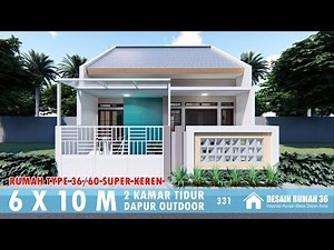 DESAIN RUMAH TYPE 36/60 SUPER KEREN ABIS