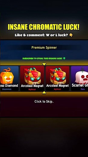 My Luck is BROKEN! (0.01% Chromatic Pull) 🍀