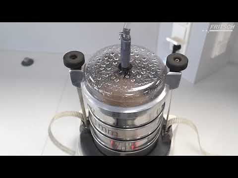 Wet sieving with a Laboratory Vibratory Sieve Shaker