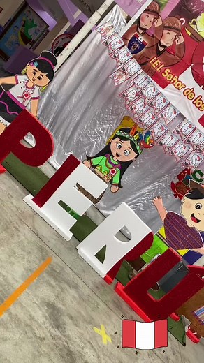 Ambientación por fiestas patrias en educación inicial