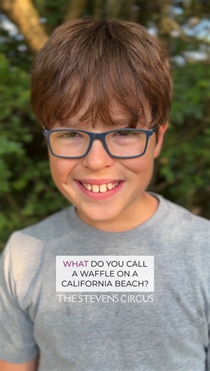 This CALI joke is anything but WAFFLE! 🧇 #california #waffles #jokes #dadjokes #kidjokes #spreadjoy #familyfun #sandiego #eggo | The Stevens Circus