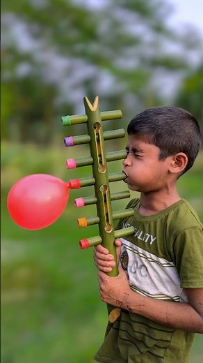 Wow amazing colourful and bamboo big toy #diy #art