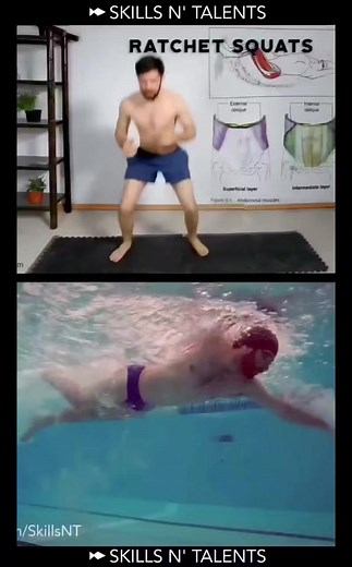 In the flip turn it is necessary that you have the speed and power necessary to maintain speed while training or competing. With these squats you will be able to take your turns to the next level | Skills N Talents