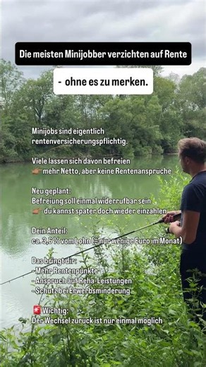 Die meisten Minijobber verzichten auf Rente.