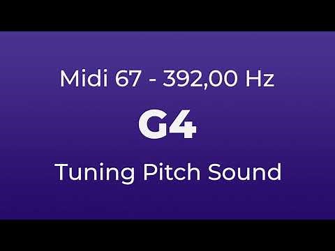 G4 Tuning Pitch | 392,00 Hz | Midi Key 67
